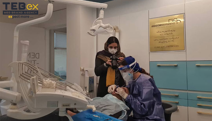 عکاسی از معالجه بیمار دندانپزشکی