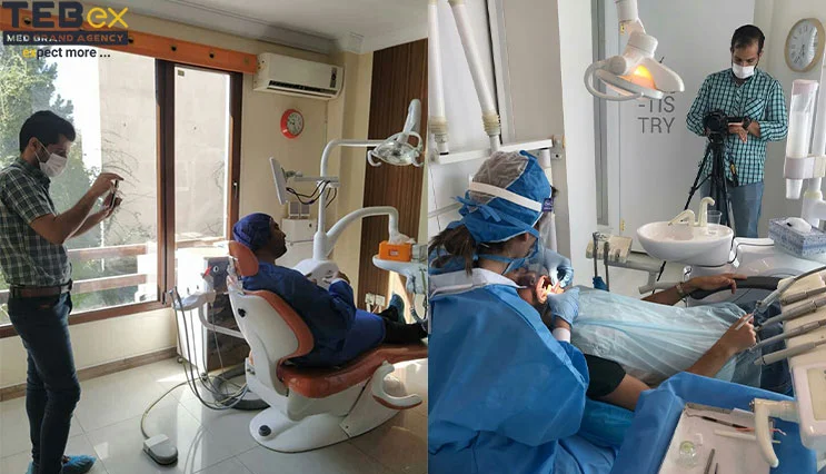 عکسبرداری از بیماران کلینکی دندانپزشکی