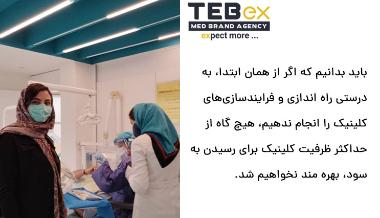 متخصصین بازاریابی در کلینکی دندانپزشکی
