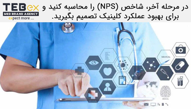 747222 محاسبه شاخص (NPS) و بهبود عملکرد کلینیک