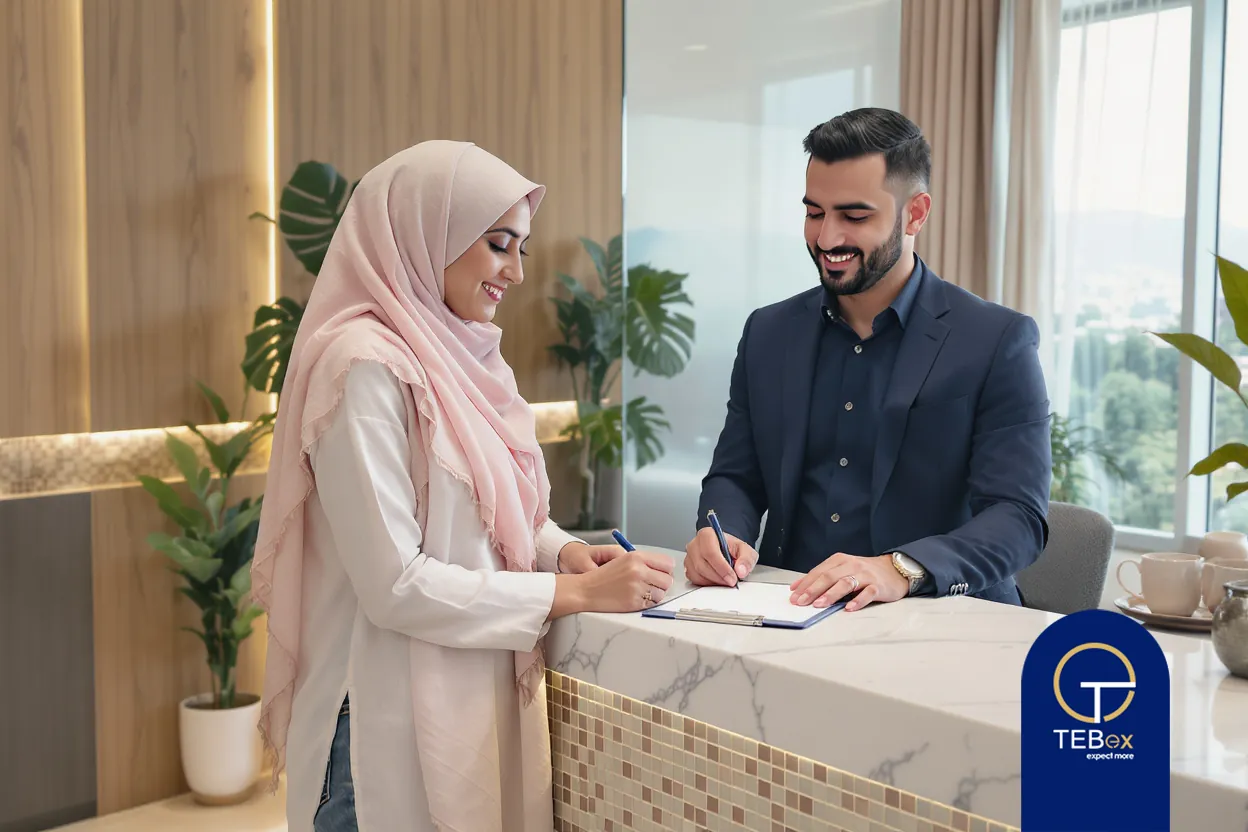 نمونه تصویری فرم رضایت‌نامه خدمات زیبایی