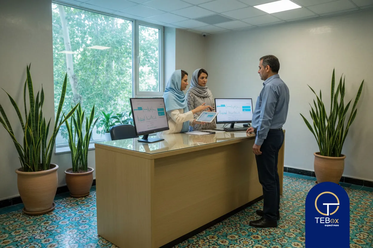نمای کلی سیستم مدیریت کلینیک و پرونده الکترونیک