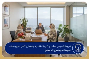 شرایط تاسیس مطب و کلینیک تغذیه