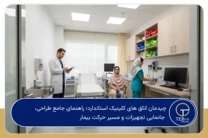 چیدمان اتاق های کلینیک استاندارد