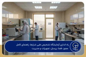 راه اندازی آزمایشگاه تشخیص طبی شرایط