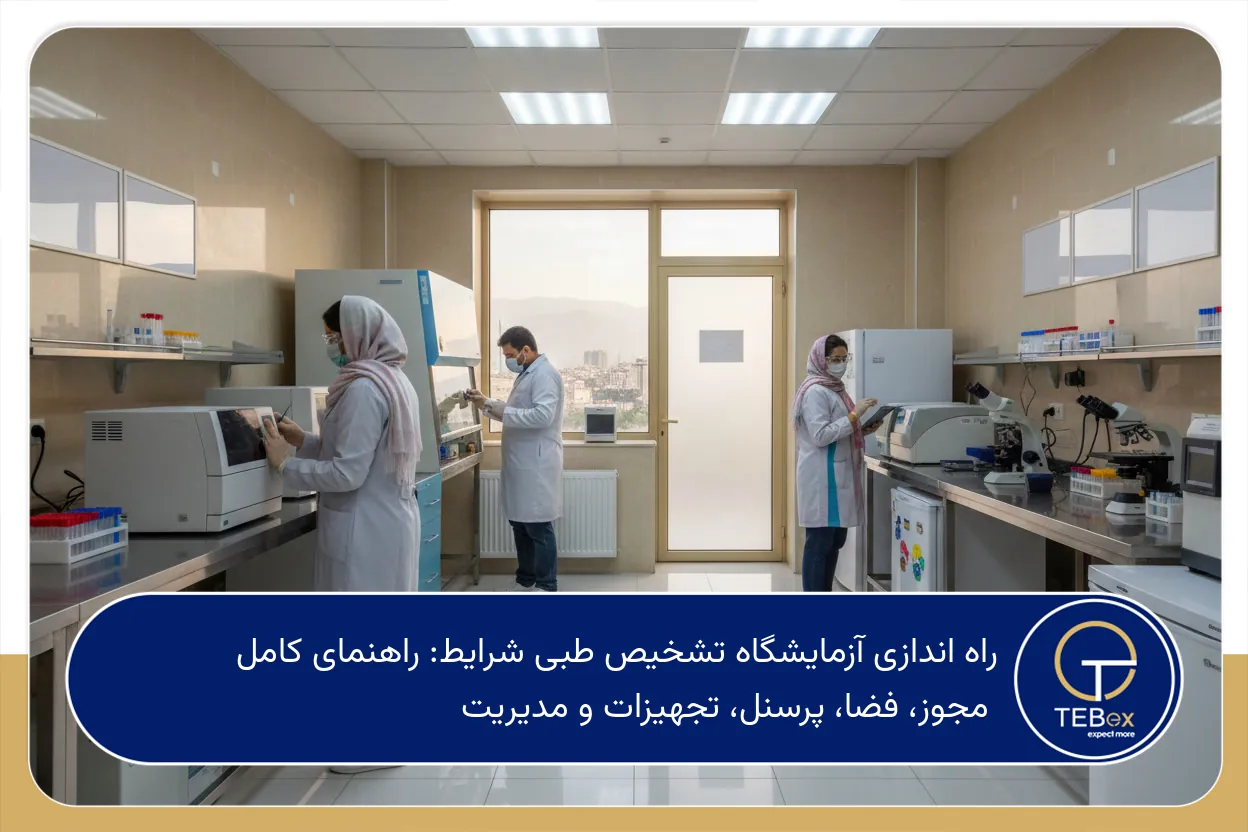راه اندازی آزمایشگاه تشخیص طبی شرایط