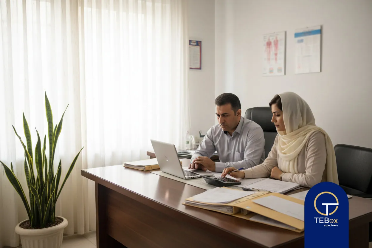 بودجهبندی هزینه پرسنل کلینیک و حقوق کارکنان