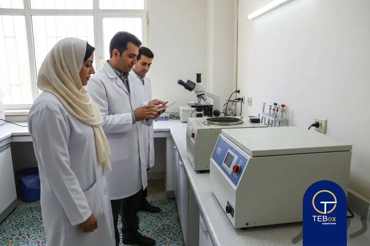 راهاندازی و تجهیز بخشهای مختلف آزمایشگاه تشخیص طبی