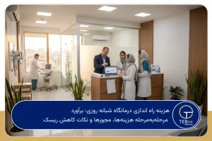 هزینه راه اندازی درمانگاه شبانه روزی