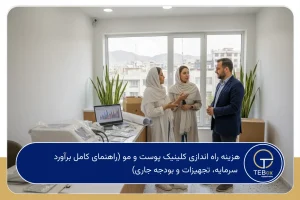 هزینه راه اندازی کلینیک پوست و مو