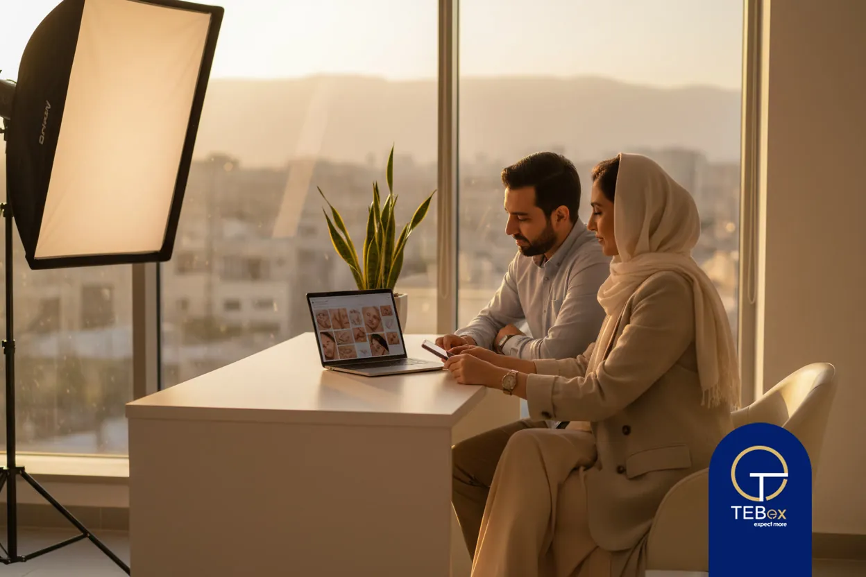 نمونه فضای تبلیغات تزریق ژل در اینستاگرام و اهمیت پیام واضح