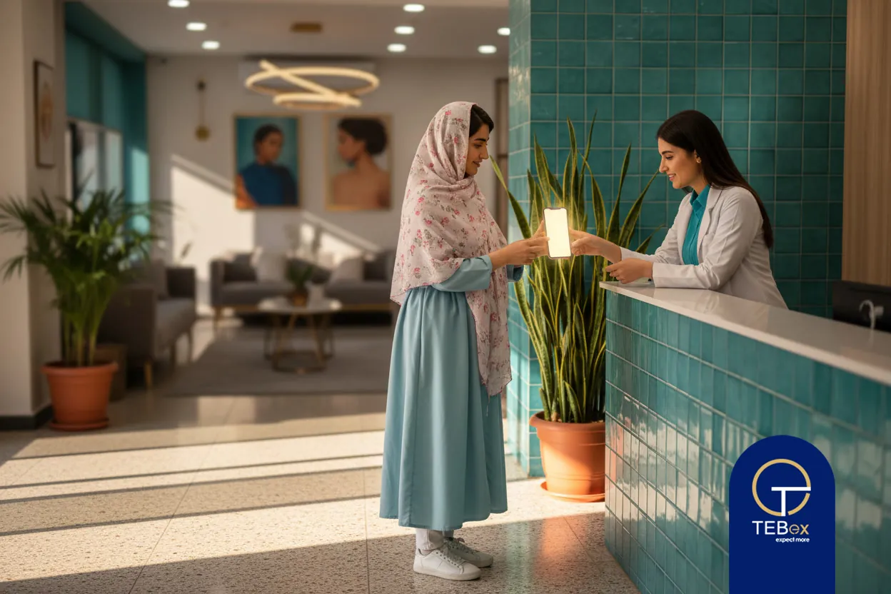 نمونه طراحی کمپین تبلیغات تخفیف کلینیک زیبایی