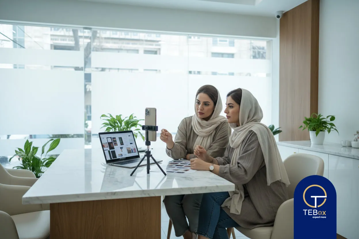 نمونه تبلیغات بوتاکس در اینستاگرام برای کلینیک زیبایی
