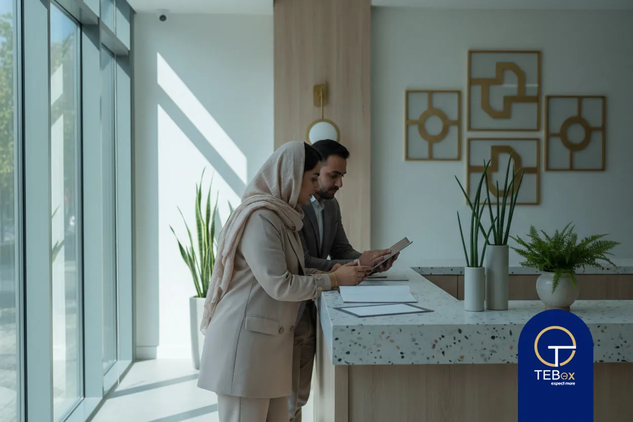 نمونه چیدمان کاتالوگ خدمات کلینیک زیبایی