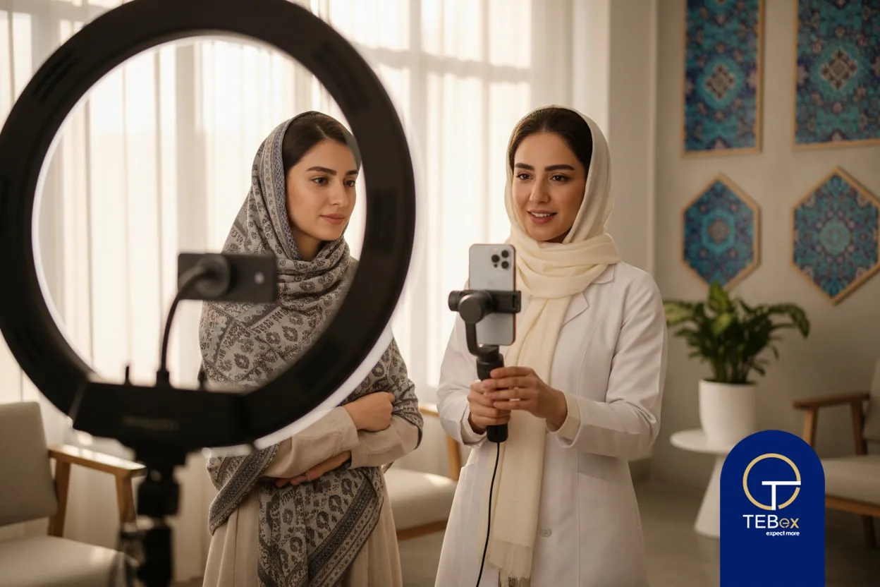 نمونه ایده برای تبلیغات فیلر لب در اینستاگرام